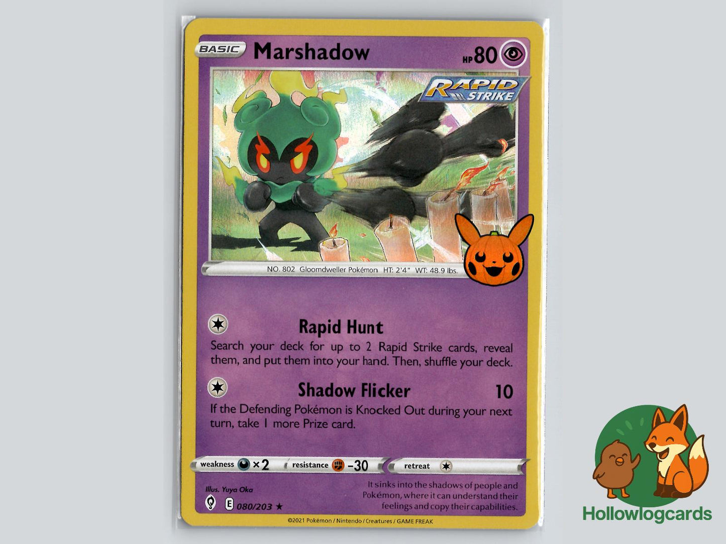 Marshadow (080/203) Pokémon Card