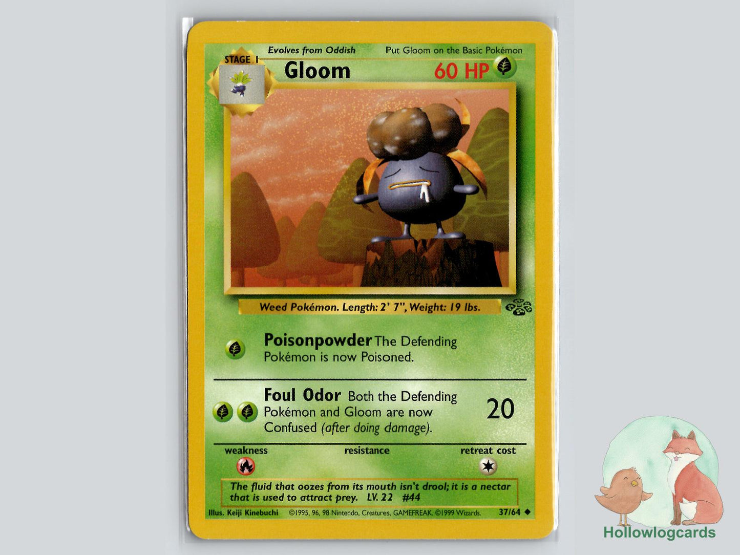 Gloom (37/64) - Jungle Pokémon Card