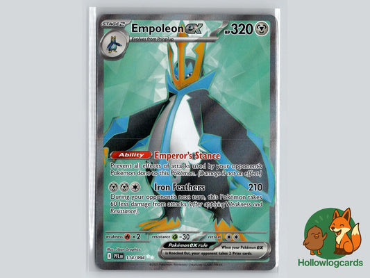 Empoleon ex (114/094) - Phantasmal Flames Pokémon Card