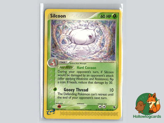 Silcoon (43/109) - Ruby & Sapphire Pokémon Card