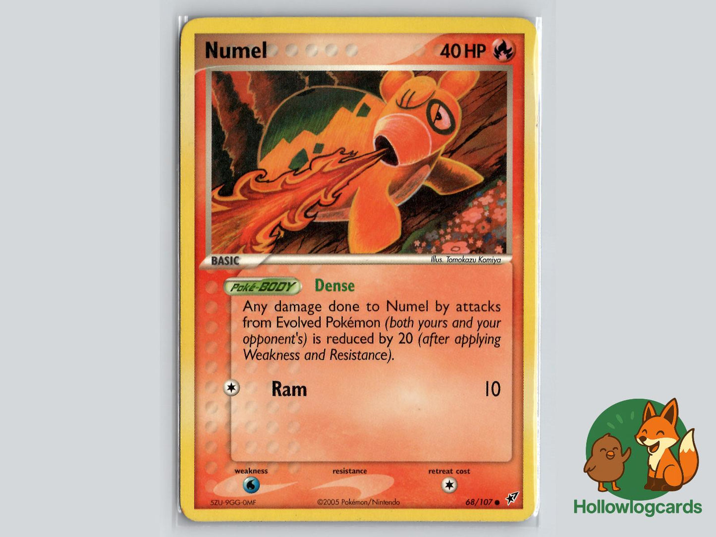 Numel (68/107) - Deoxys Pokémon Card