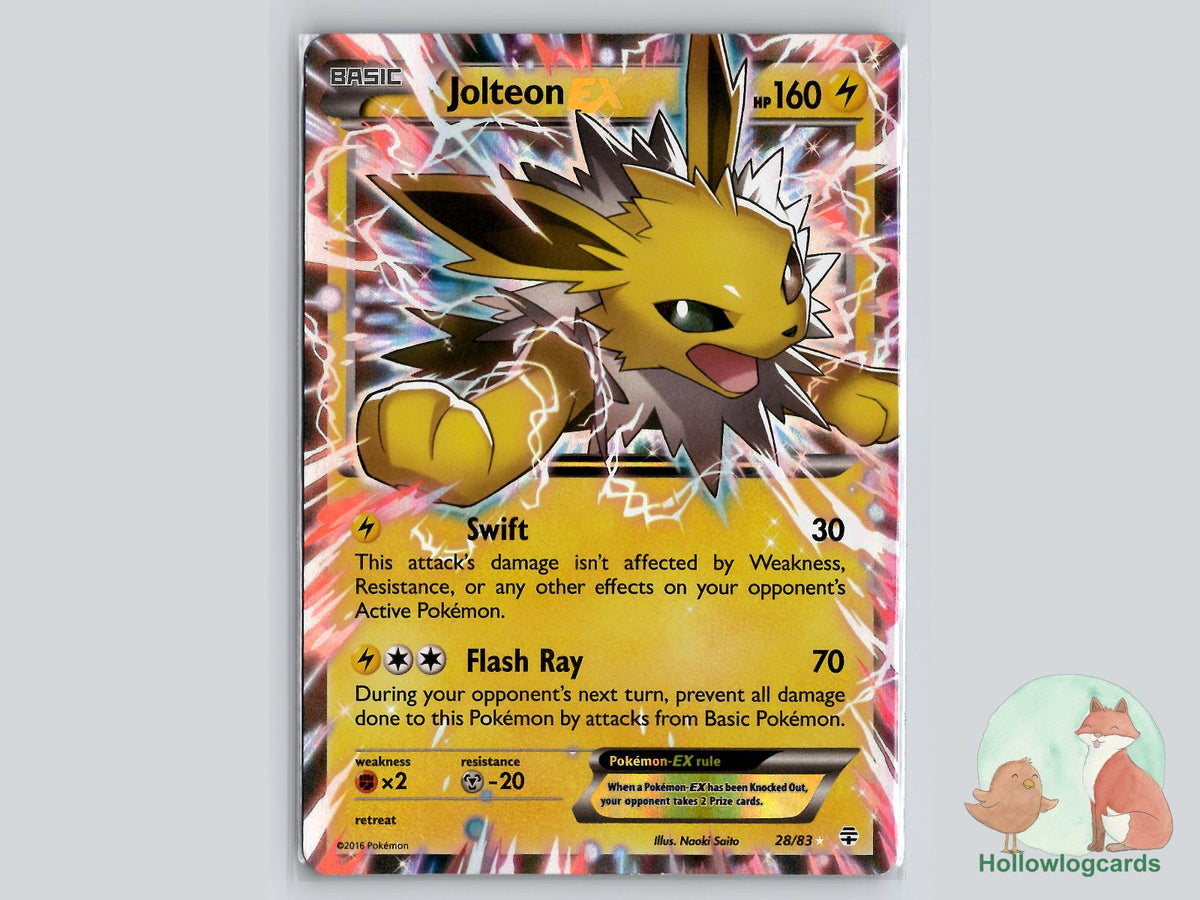 Jolteon EX (28/83) - Generations Pokémon Card