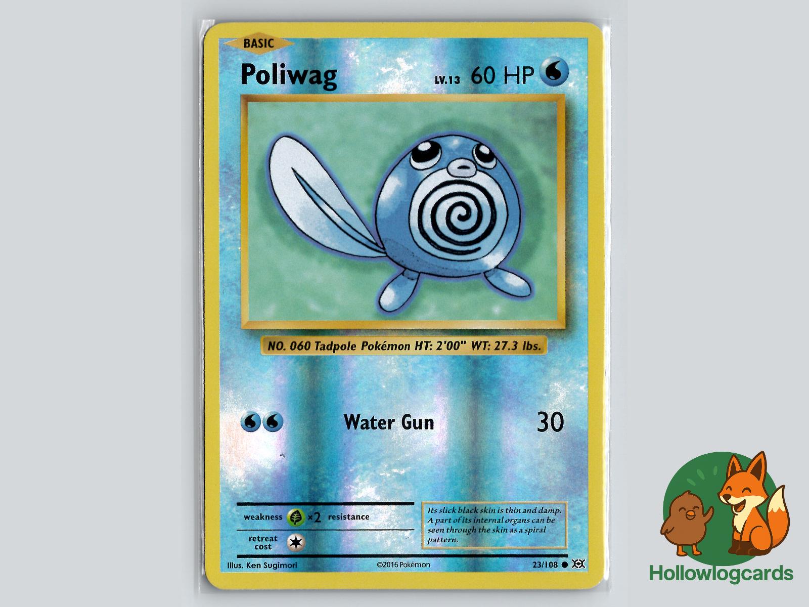 Poliwag (23/108) - Evolutions Pokémon Card
