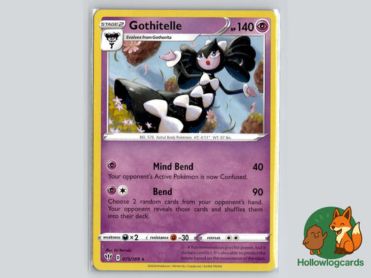 Gothitelle (075/189) - Darkness Ablaze Pokémon Card