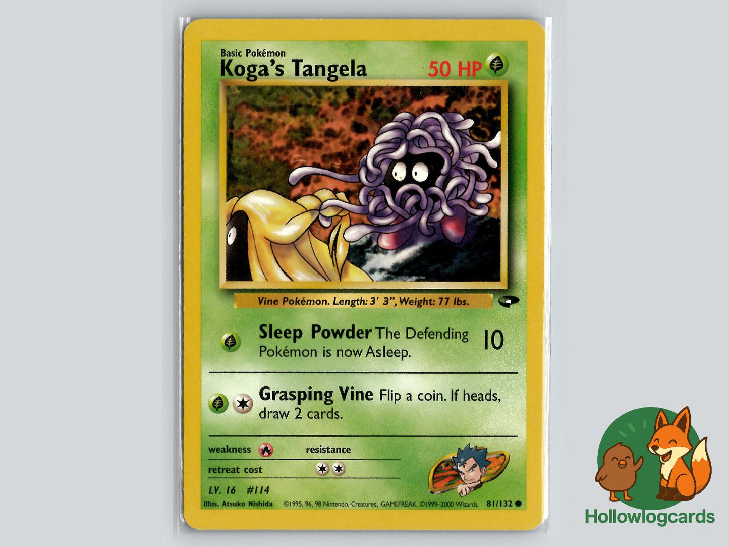 Koga's Tangela (81/132) - Gym Challenge Pokémon Card