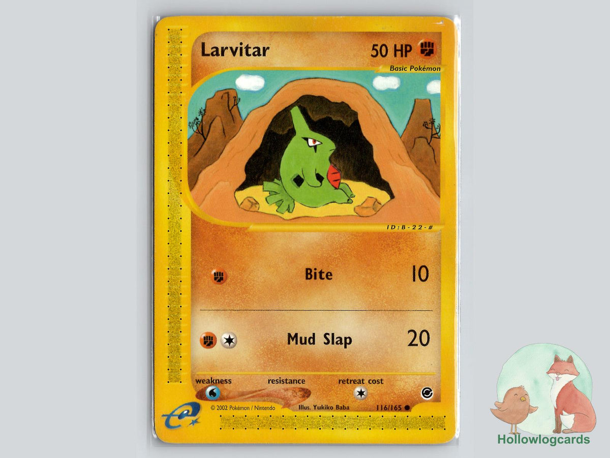 Larvitar (116/165) - Expedition Base Set Pokémon Card