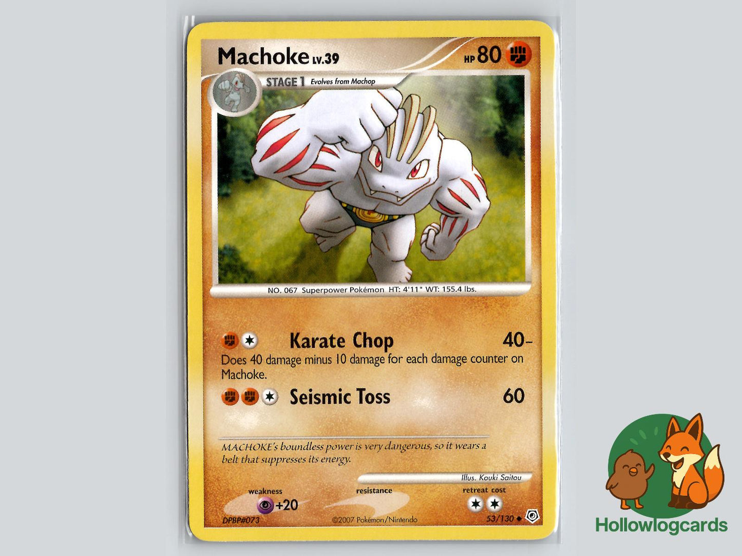 Machoke (53/130) - Diamond & Pearl Pokémon Card