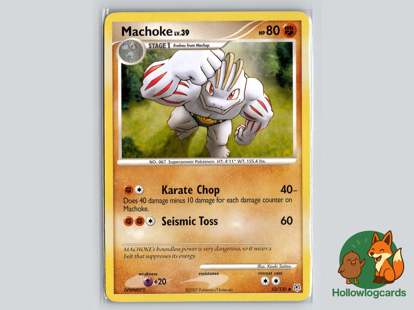 Machoke (53/130) - Diamond & Pearl Pokémon Card