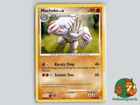 Machoke (53/130) - Diamond & Pearl Pokémon Card
