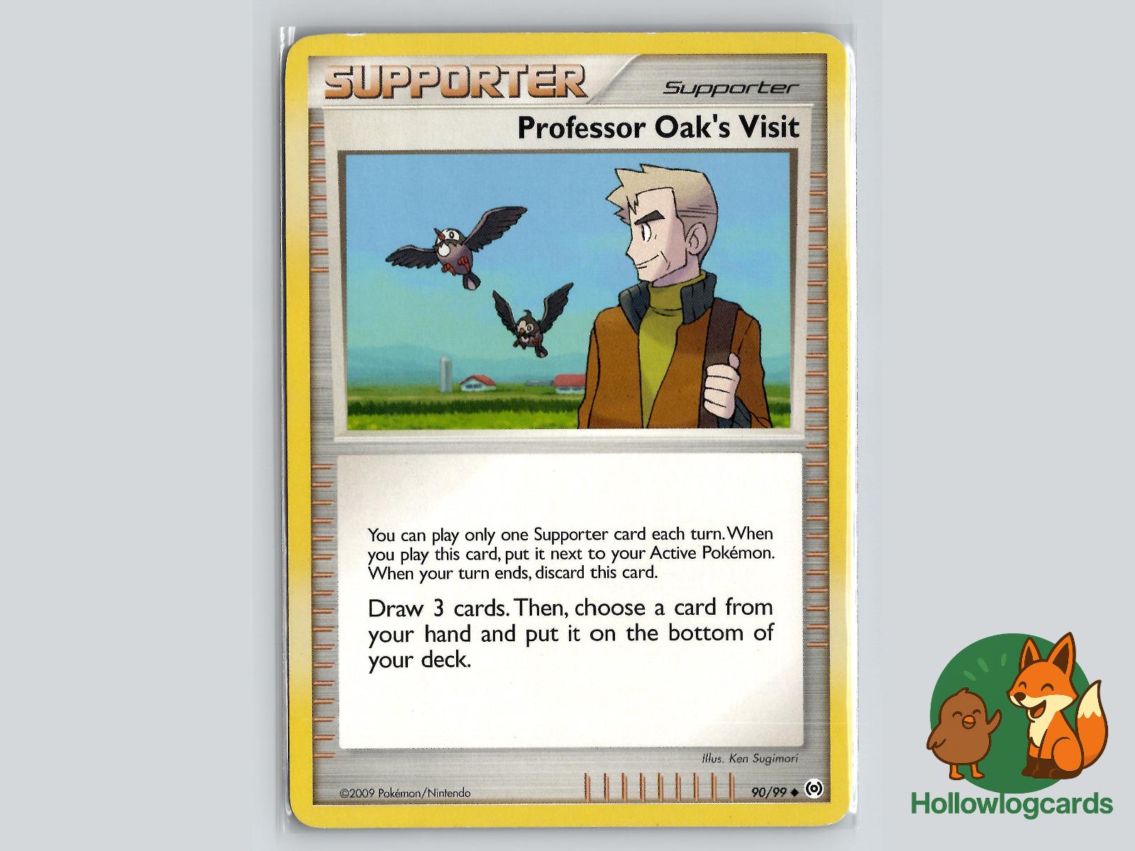 Professor Oak's Visit (90/99) - Arceus Pokémon Card