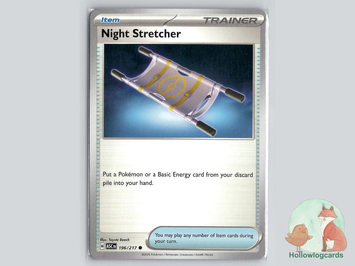 Night Stretcher (196/217) Pokémon Card