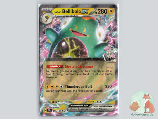 Iono's Bellibolt ex (053/159) - Journey Together Pokémon Card