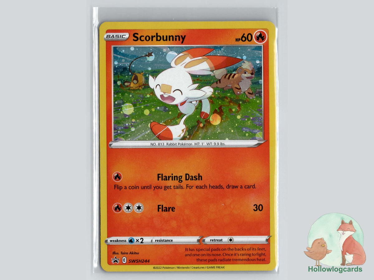 Scorbunny (SWSH244) - Sword & Shield Pokémon Card