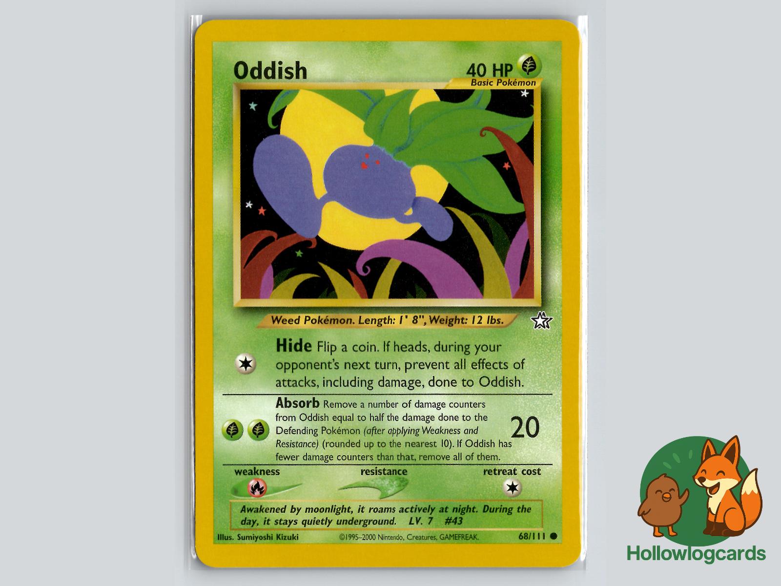Oddish (68/111) - Neo Genesis Pokémon Card