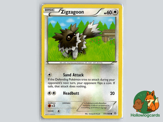 Zigzagoon (111/160) - Primal Clash Pokémon Card