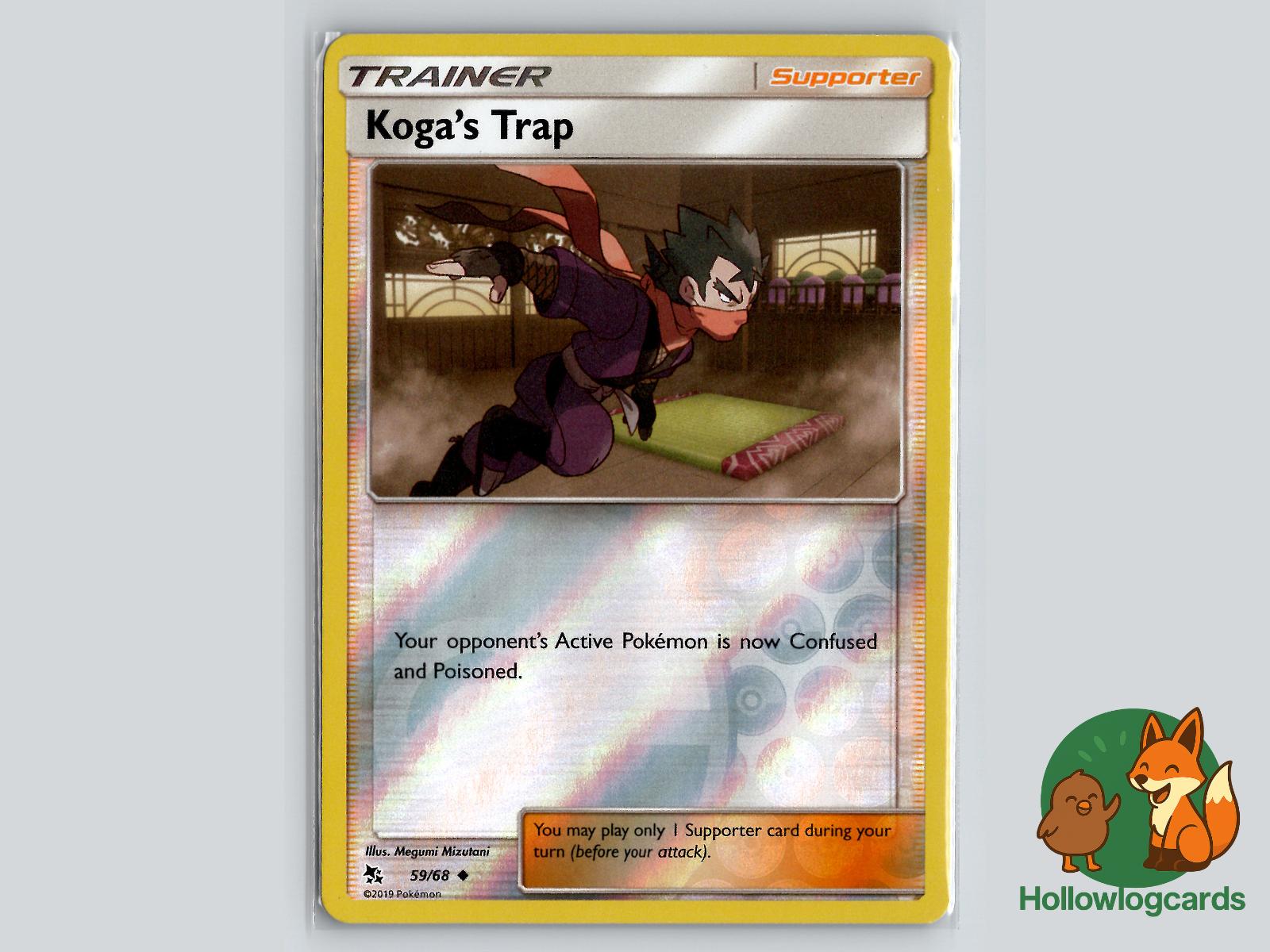 Koga's Trap (59/68) - Hidden Fates Pokémon Card