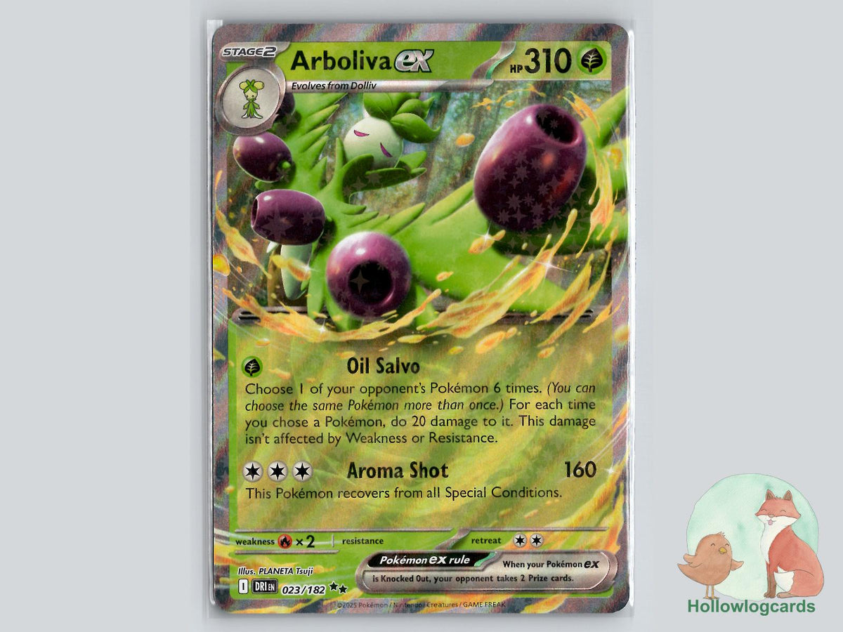 Arboliva ex (023/182) - Destined Rivals Pokémon Card