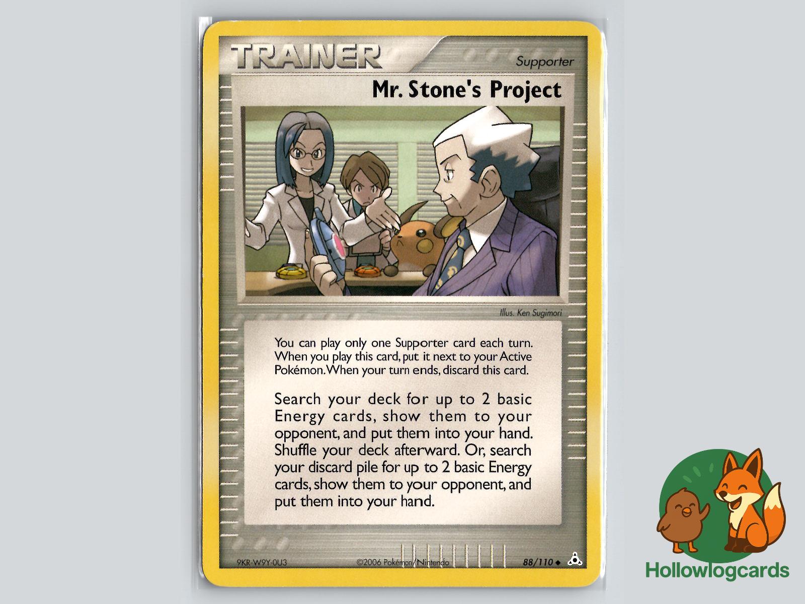 Mr. Stone's Project (88/110) - Holon Phantoms Pokémon Card