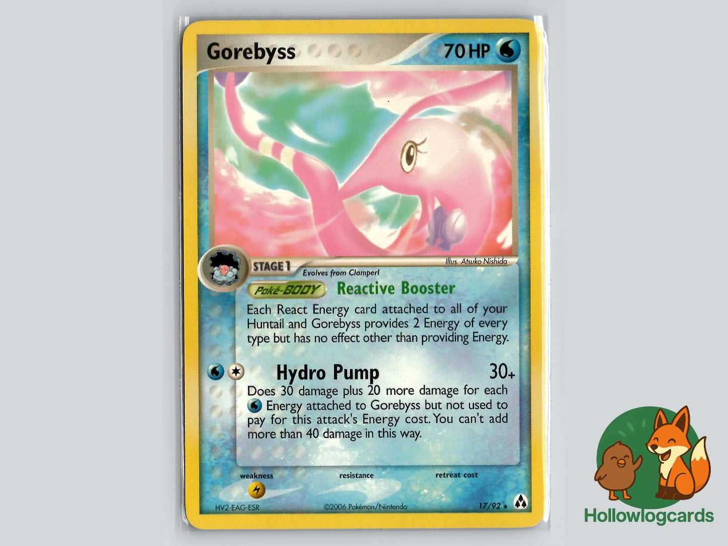 Gorebyss (17/92) - Legend Maker Pokémon Card