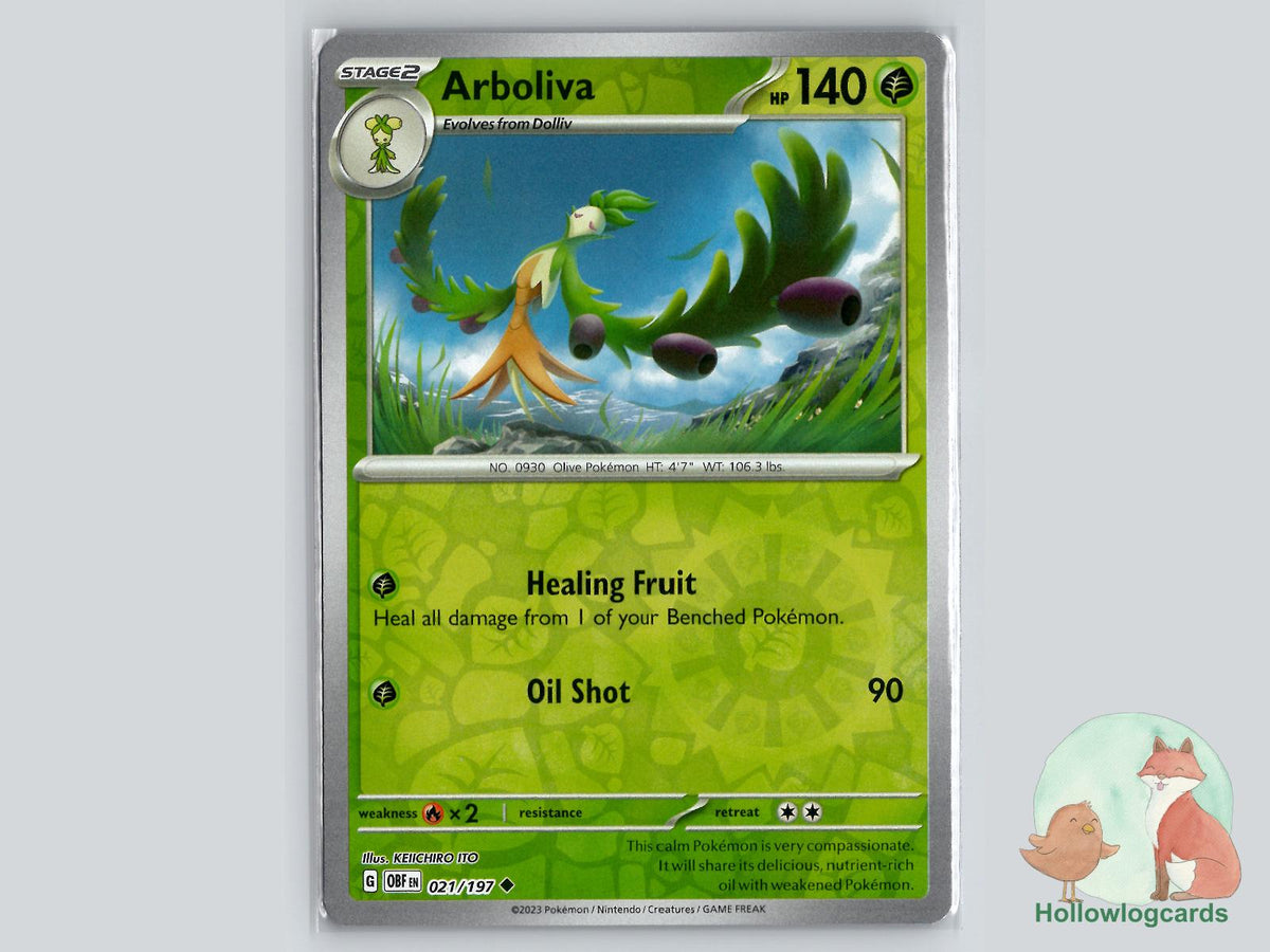 Arboliva (021/197) - Obsidian Flames Pokémon Card