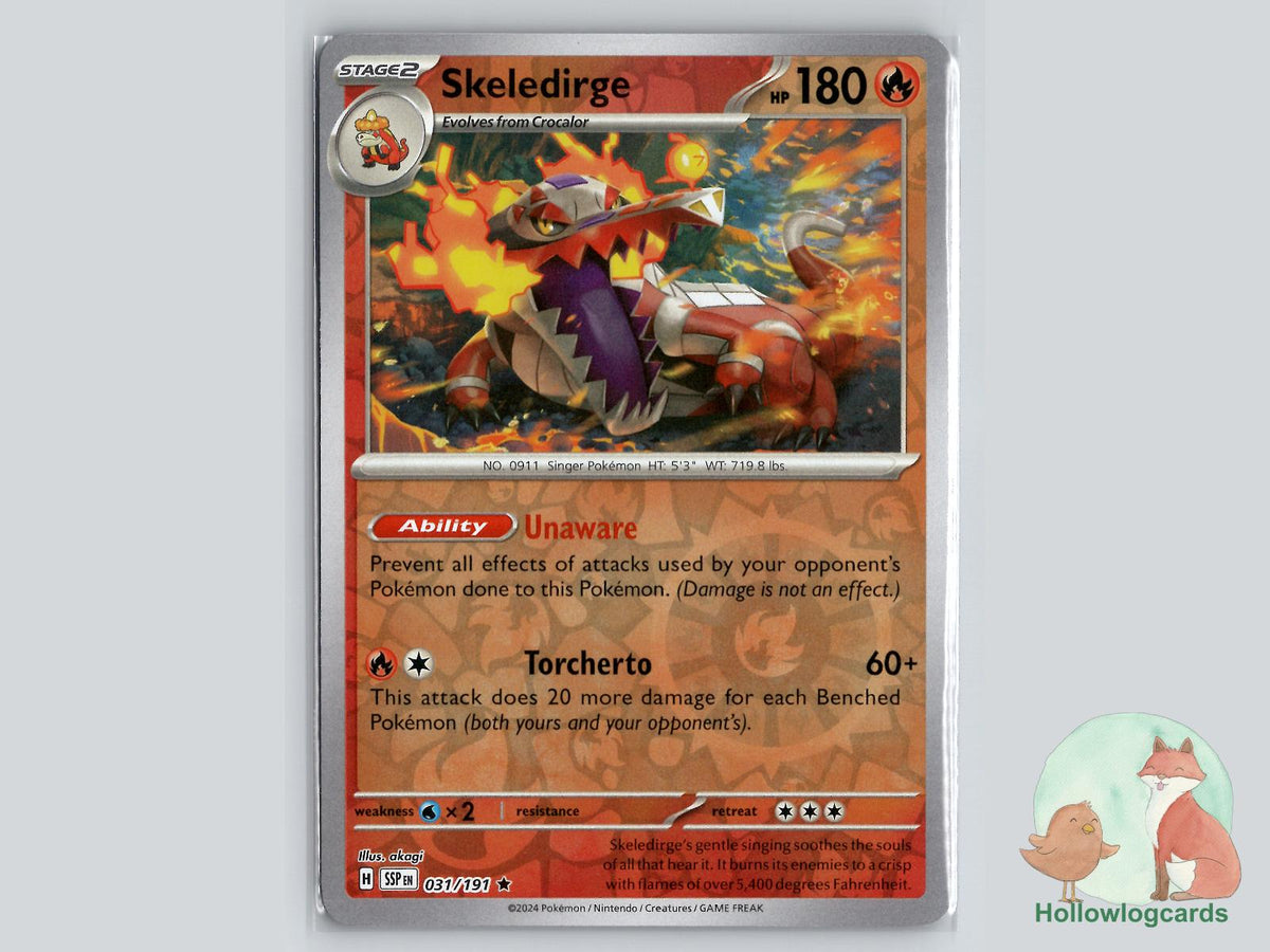 Skeledirge (031/191) - Surging Sparks Pokémon Card