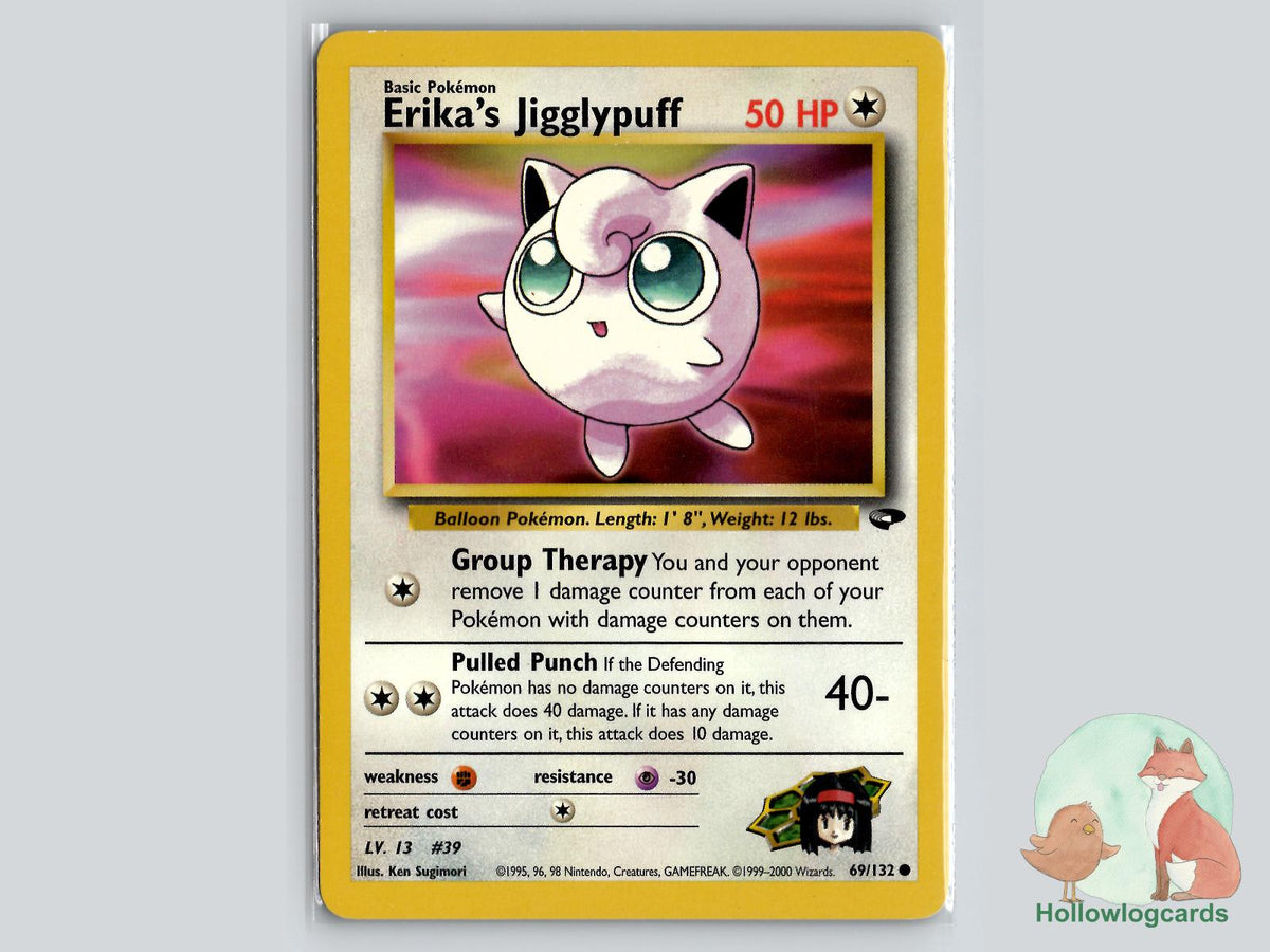 Erika's Jigglypuff (69/132) - Gym Challenge Pokémon Card