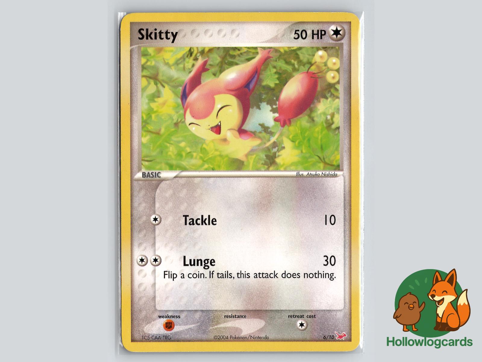 Skitty (6/10) - EX Trainer Kit Latias Pokémon Card