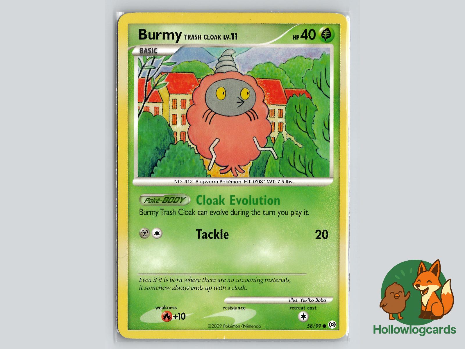 Burmy Trash Cloak (58/99) - Arceus Pokémon Card