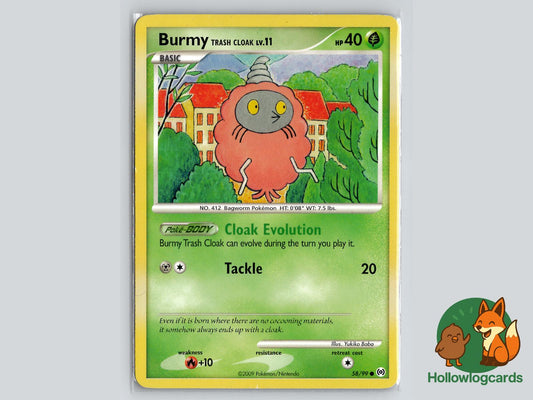 Burmy Trash Cloak (58/99) - Arceus Pokémon Card