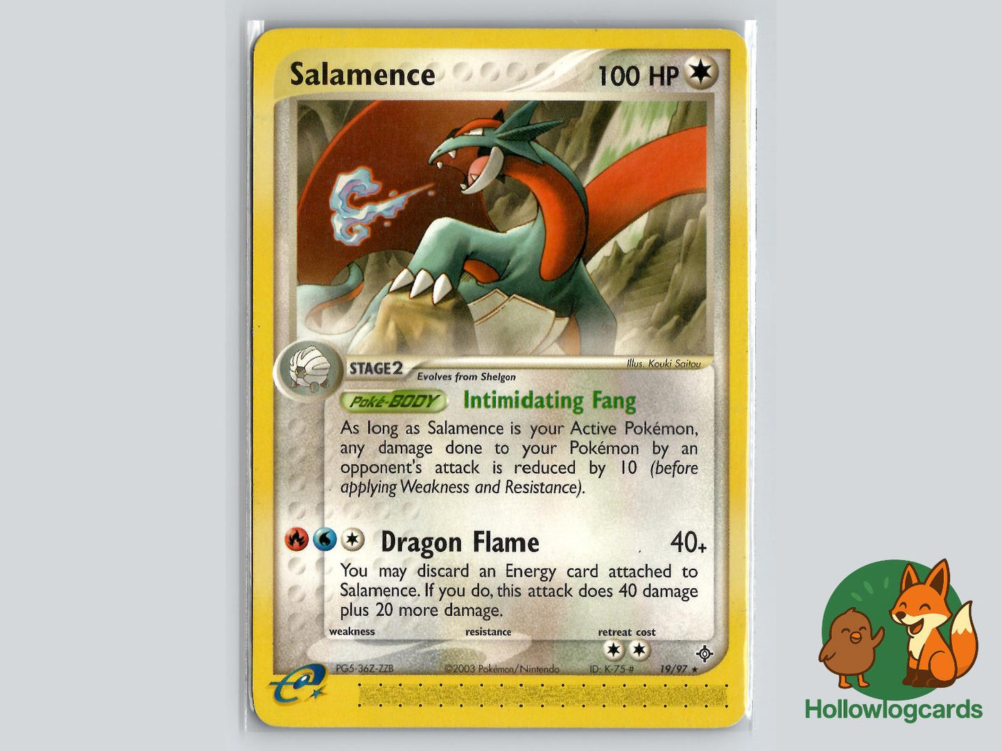 Salamence (19/97) - Dragon Pokémon Card