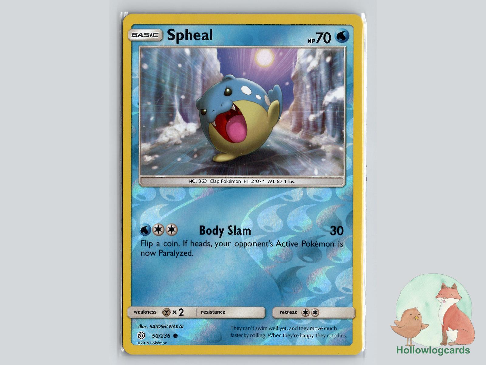 Spheal (50/236) - Cosmic Eclipse Pokémon Card