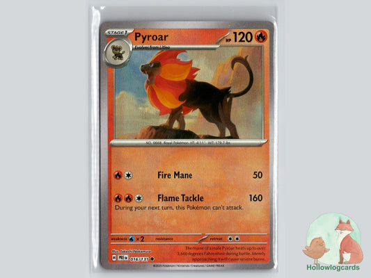 Pyroar (016/131) - Prismatic Evolutions Pokémon Card