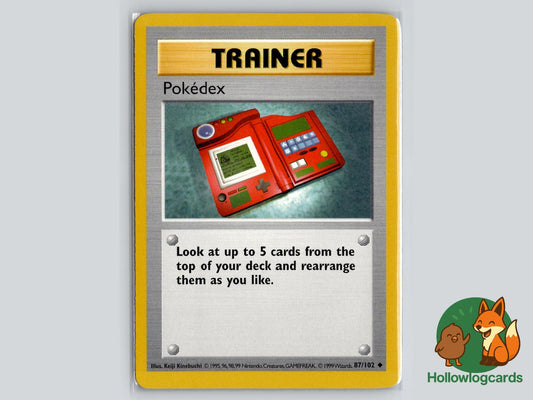 Pokedex (87/102) - Base Pokémon Card