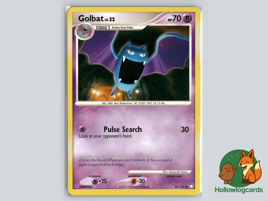 Golbat (50/123) - Mysterious Treasures Pokémon Card