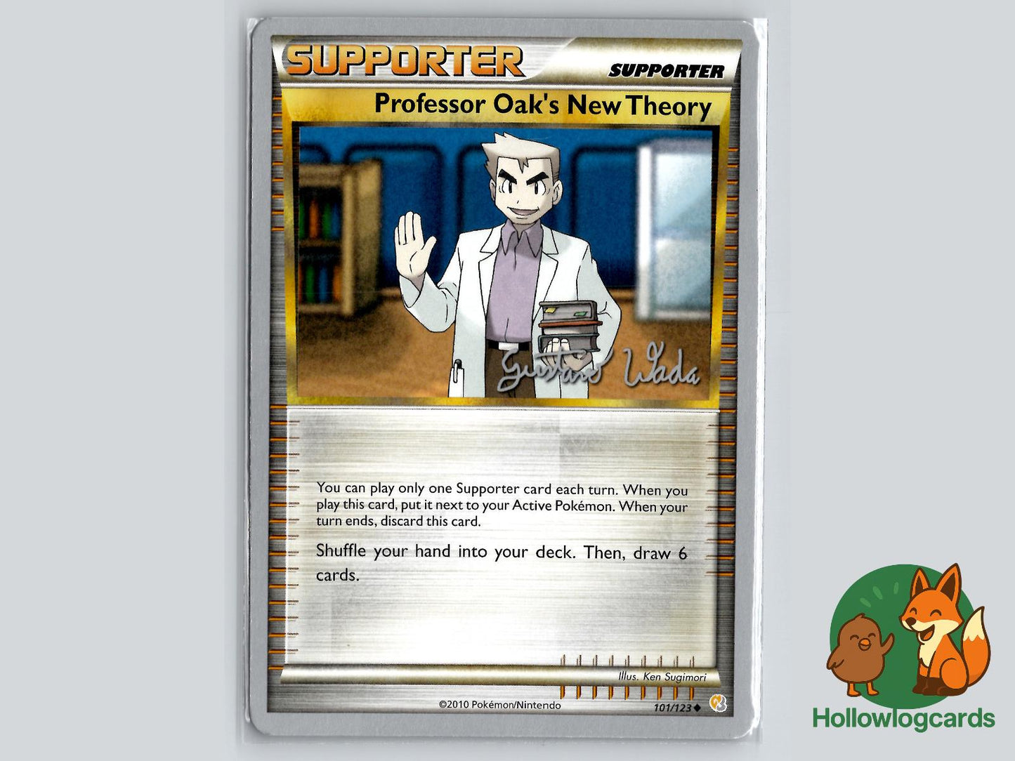 Professor Oak's New Theory (101/123) - HeartGold & SoulSilver Pokémon Card