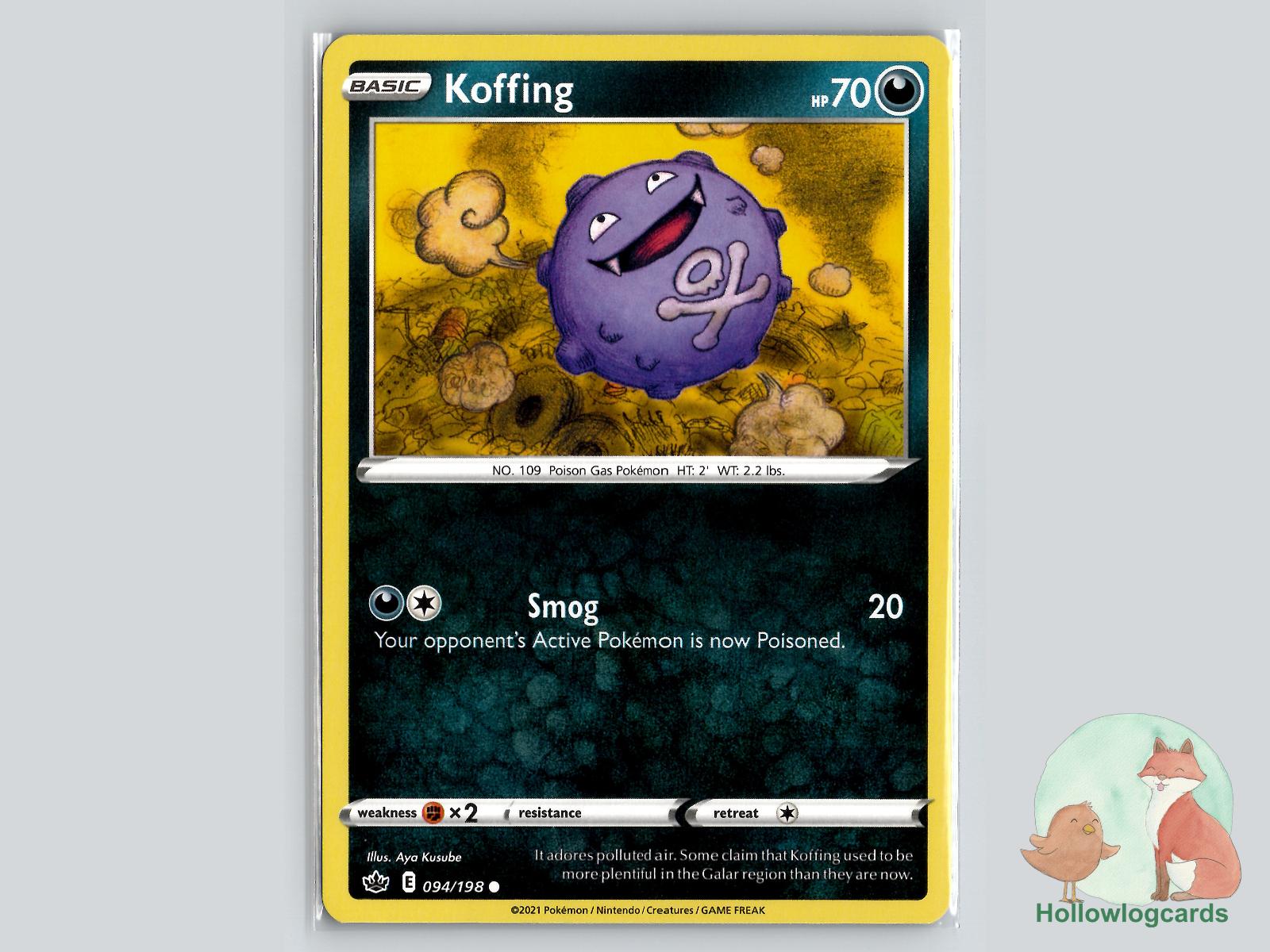 Koffing (094/198) - Chilling Reign Pokémon Card