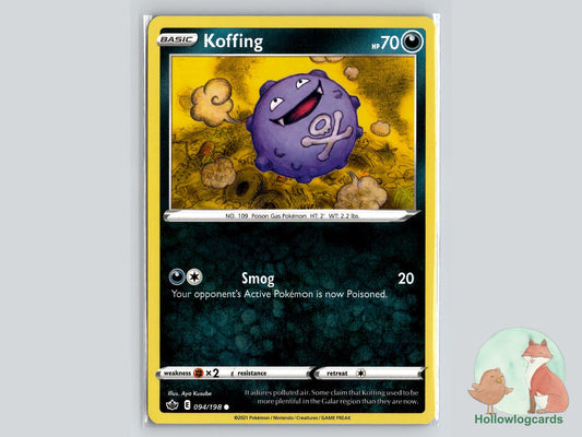 Koffing (094/198) - Chilling Reign Pokémon Card