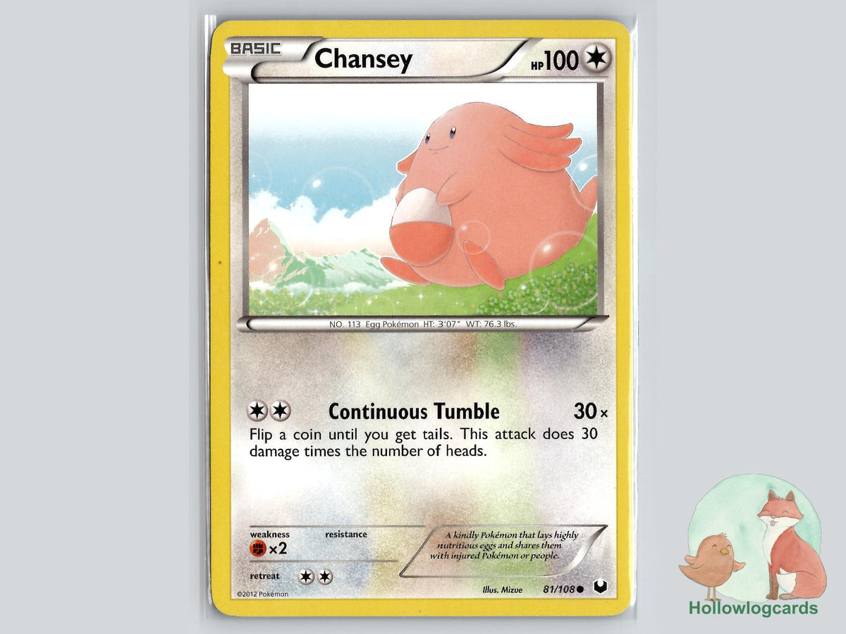 Chansey (81/108) - Dark Explorers Pokémon Card