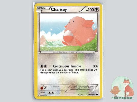 Chansey (81/108) - Dark Explorers Pokémon Card