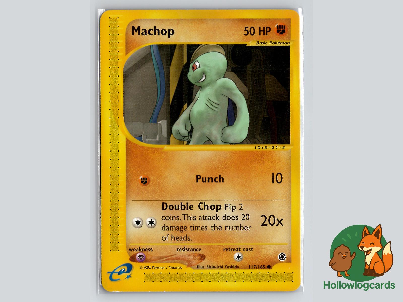 Machop (117/165) - Expedition Base Set Pokémon Card