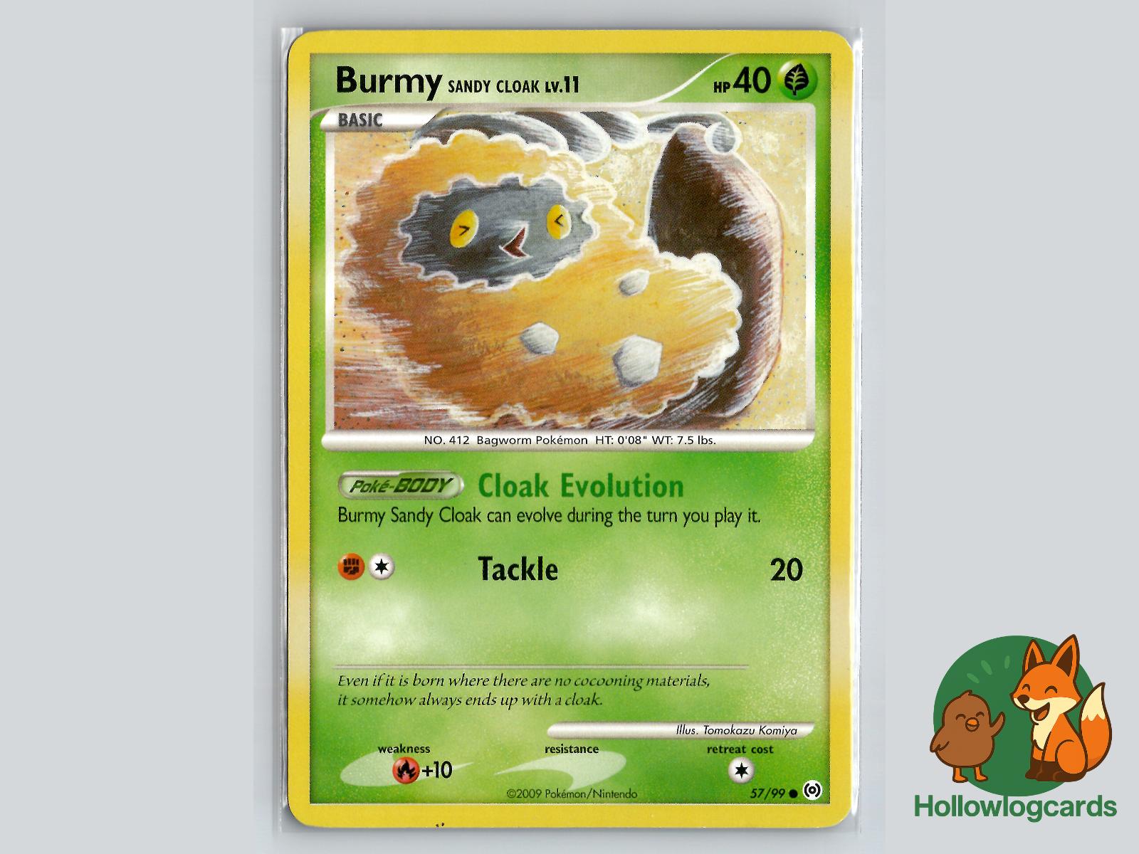 Burmy Sandy Cloak (57/99) - Arceus Pokémon Card