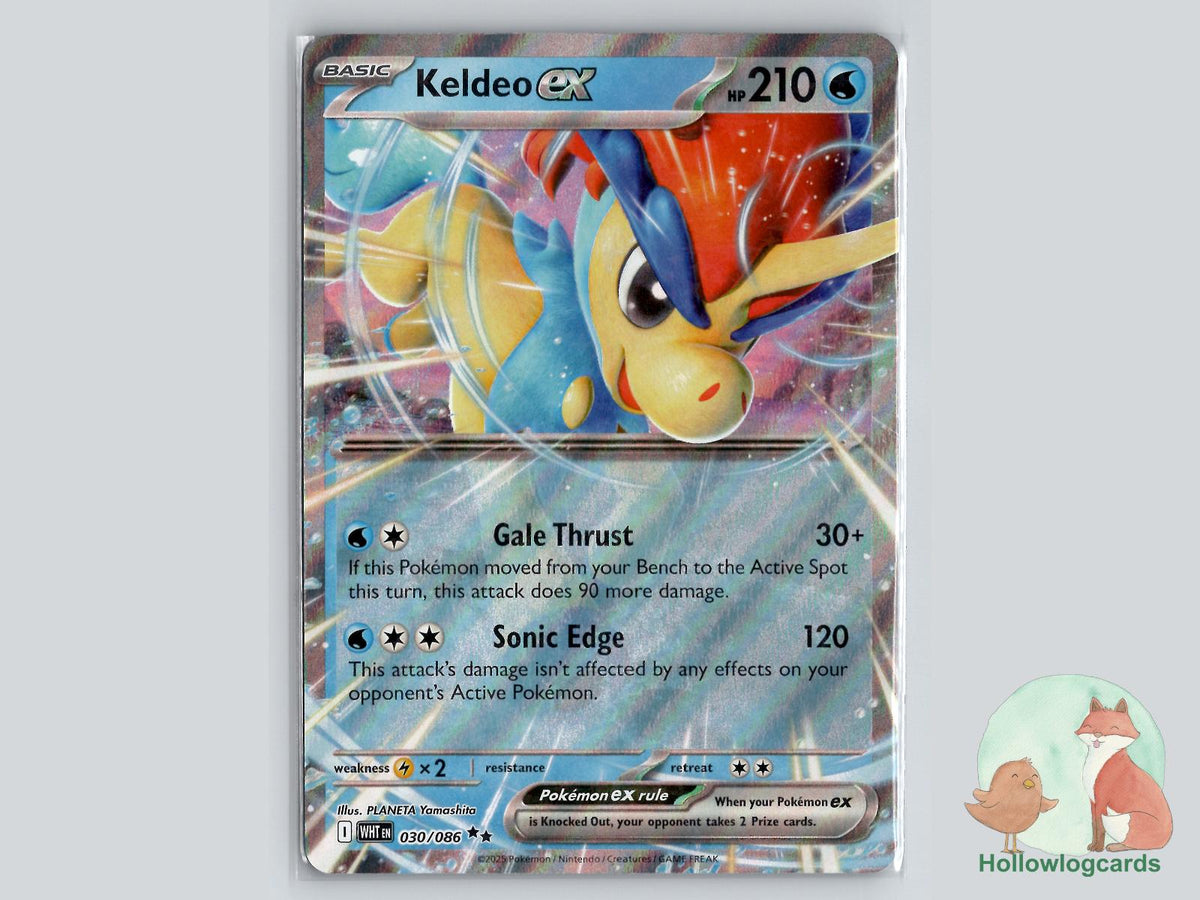 Keldeo ex (030/086) - White Flare Pokémon Card