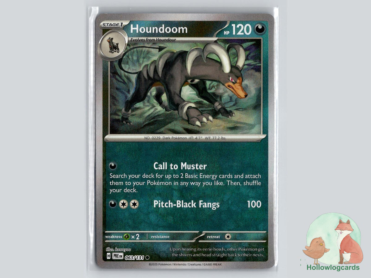 Houndoom (063/131) - Prismatic Evolutions Pokémon Card