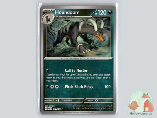 Houndoom (063/131) - Prismatic Evolutions Pokémon Card