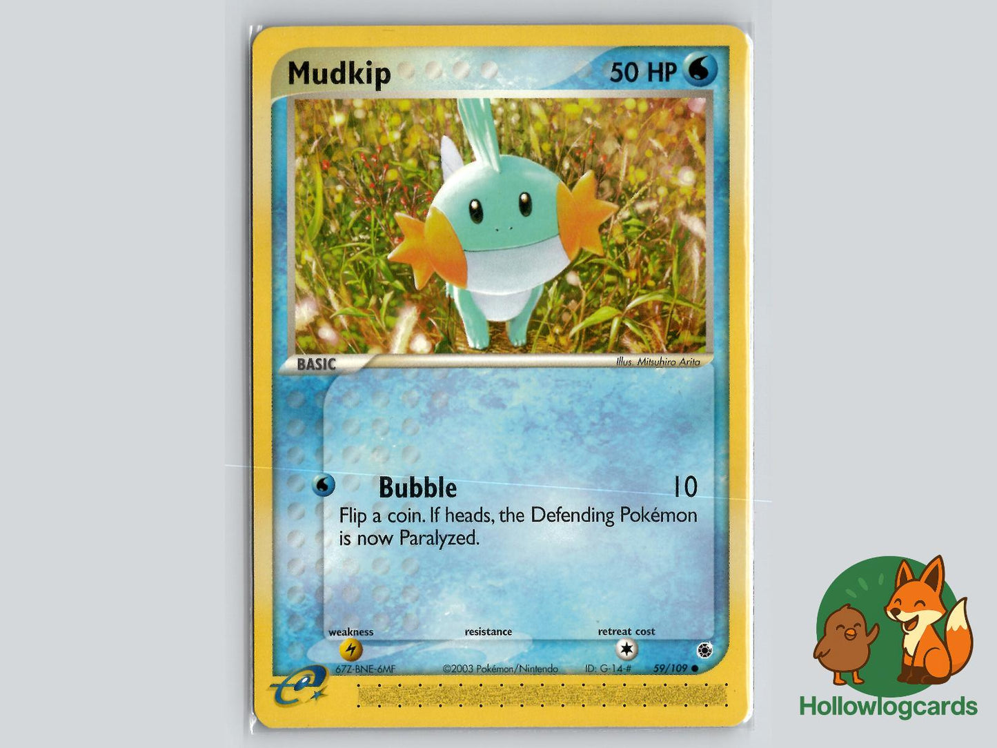 Mudkip (59/109) - Ruby & Sapphire Pokémon Card