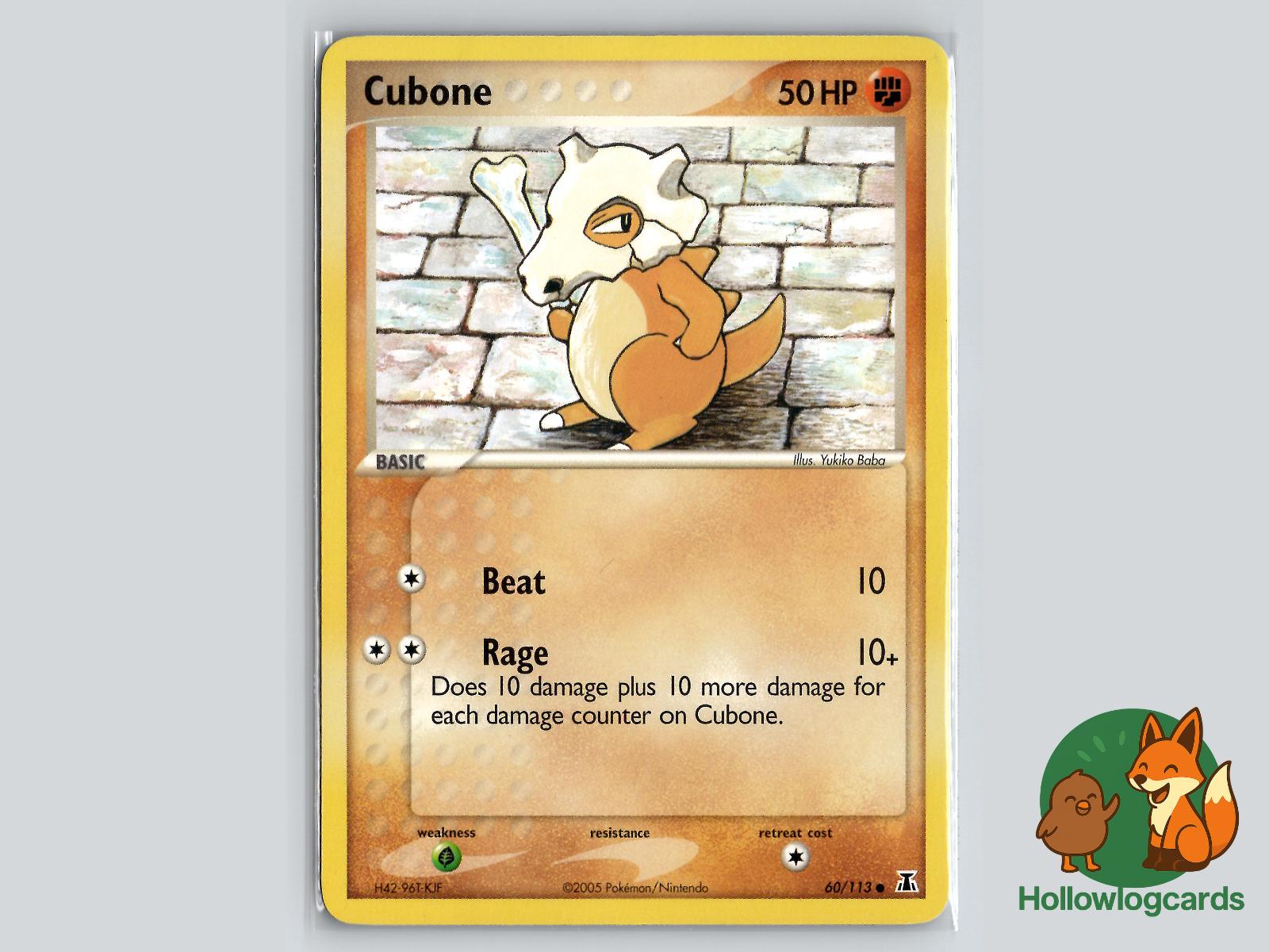 Cubone (60/113) - Delta Species Pokémon Card