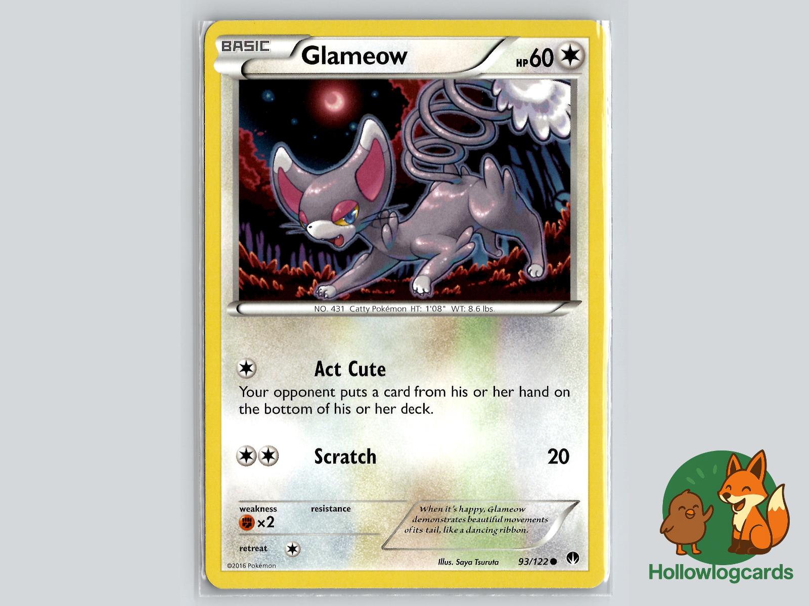 Glameow (93/122) - BREAKpoint Pokémon Card