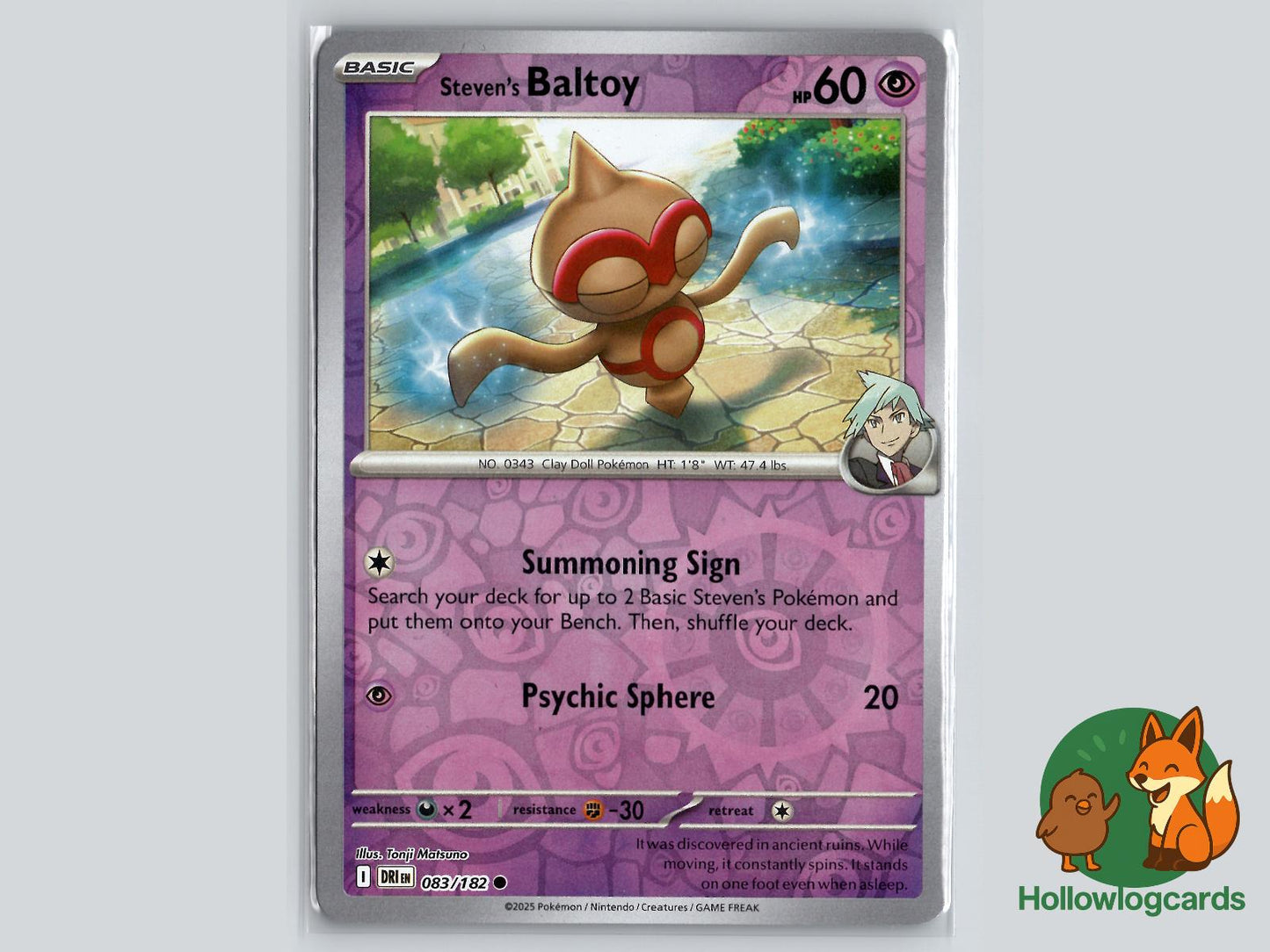 Steven's Baltoy (083/182) - Destined Rivals Pokémon Card