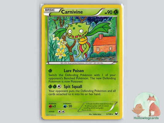 Carnivine (5/108) - Dark Explorers Pokémon Card