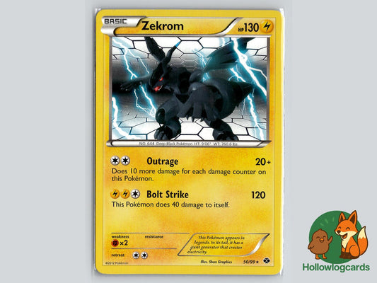 Zekrom (50/99) - Next Destinies Pokémon Card